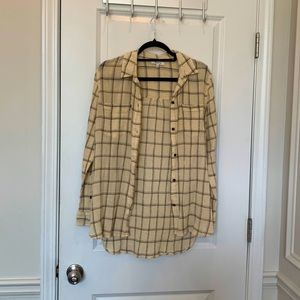 Madewell plaid shirt